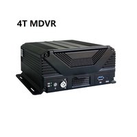 2T/4T 1080P AI Función 8 canales MDVR para autobús con 4G/WiFi/GPS