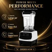 LN-767 Multifunctionele keukenblender, fruitpers en ijsvergruizer, 1,2L pulsregeling