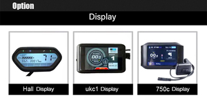 Kit moteur moyeu sans balais haute vitesse 72V 96V 12000W/15000W pour conversion moto électrique/VTT électrique, modèle HALO12K avec écran LCD - Product Image 5