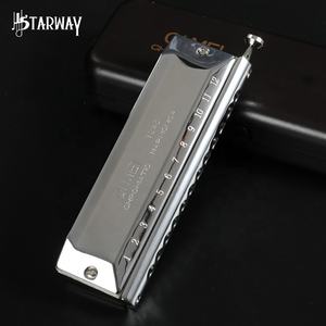 <span class=keywords><strong>Harmonica</strong></span> <span class=keywords><strong>chromatique</strong></span> polyphonique QiMEI en acier inoxydable à <span class=keywords><strong>12</strong></span> <span class=keywords><strong>trous</strong></span> et 48 notes, instrument de musique pour les professionnels - Product Image 1