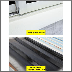 El aerosol de pintura arquitectónica se utiliza para sellar los sellos y las grietas del canalón del techo de la pared - Product Image 6