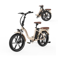 Vélo électrique de ville KOOLUX X16 250W pour adultes, batterie lithium 15.6Ah 48V, porte-bagages arrière, 7 vitesses, pneus larges, stock UE.