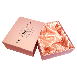 Caja de embalaje de papel de perfume cosmético con impresión de logotipo personalizado con mancha en el interior caja magnética de lujo para extensiones de cabello - Product Image 6