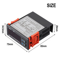 Thermostat électronique OEM/ODM STC9200 avec contrôleur de ventilateur de dégivrage pour une installation facile