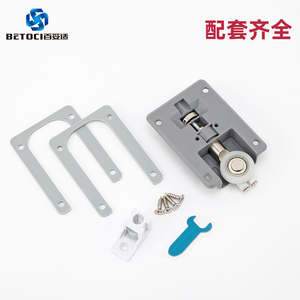 Kit de quincaillerie pour porte coulissante Betoci en alliage d'aluminium pour système de rail intérieur de placard - Product Image 4
