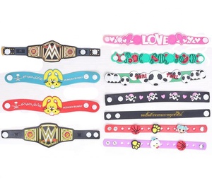 <span class=keywords><strong>Pulsera</strong></span> de Silicona con Diseño de Dibujos Animados Personalizada, Impresa en Serigrafía, para Adultos y Niños, Promocional y Económica - Product Image 6