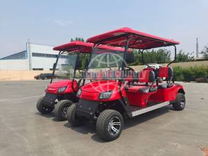 Voiturette de golf électrique 72V abordable Club 2 4 6 places à piles au lithium 2 + 2 places - Product Image 2