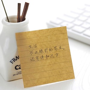 Notas Adhesivas Creativas de Papel con Líneas, Color y Tamaño Personalizables, Blocs de Notas con Adhesivo Fuerte para Uso Escolar - Product Image 1