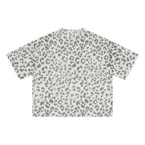 T-shirt Homme Oversize à Imprimé Léopard Manches Courtes Col Rond en Jersey Tricoté Respirant Coupe Ample Décontractée - Product Image 5