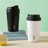 Nouveau Design 380ML Pure Céramique Doublure Intérieure Tasse À Café Haute Valeur Esthétique Tasse De Voyage Portable pour Homme et Femme