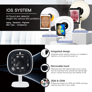 Factory Wholesale AI Intelligent Skin <strong>Analysis</strong> 8 Spectrum Digital Analyzer Face <strong>Analysis</strong> Machine Facial Scanner Analyzer - Product Image 5