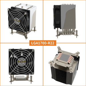 LGA1700 ซีพียูคูลเลอร์ 120x120x25 มม. ฮีทซิงค์ทองแดงอลูมิเนียมพร้อมพัดลมปิดเสียง 4 พินสำหรับเซิร์ฟเวอร์ - Product Image 4