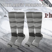 Chaussettes de compression athlétiques hautes à motif rayé losanges, soutien de la voûte plantaire, respirantes, gris et noir, pour hommes et femmes