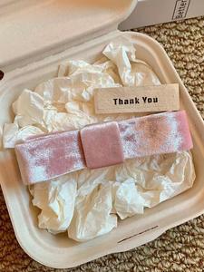 กิ๊บติดผมพลาสติกผ้ากำมะหยี่เกาหลี ทำมือ โบว์สองชั้นแบบคลาสสิก ขนาด 11 ซม. สำหรับผู้หญิง งานแต่งงาน งานปาร์ตี้ เครื่องประดับผม - Product Image 3