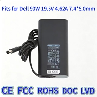 Adaptateur de chargeur d'alimentation de remplacement pour ordinateur portable DELL Inspiron 14-3437 3440 3441, cordon d'alimentation 90W 19.5V 4.62A