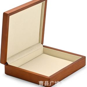 Wooden Jewelry <b>Box</b> Solid Wood Rectangle Ring Earring Storage <b>Box</b> <b>Large</b> Capacity Ornament <b>Box</b> For Wedding <b>Gift</b> - Product Image 3