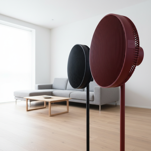 Ventilateur décoratif style minimaliste, couleur vert naturel, design moderne, moteur AC, pour hôtel, villa et maison haut de gamme & résidentiel - Product Image 1