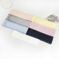 Bandeau de spa personnalisé en coton gaufré 100% naturel avec logo brodé, pour le visage, la douche, le yoga et le sport