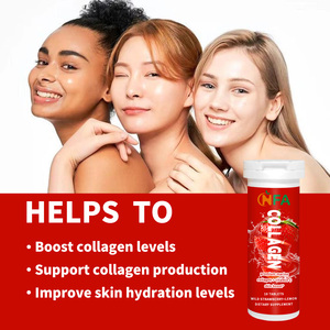 เม็ดคอลลาเจนออร์แกนิกจากธรรมชาติ100% พร้อมวิตามินซีผลิตภัณฑ์ความงามสำหรับผิวผู้ใหญ่ให้ความชุ่มชื้นกับผู้หญิงผู้ชาย - Product Image 6