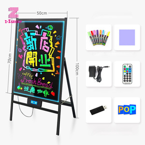 <span class=keywords><strong>Led</strong></span> tin nhắn bằng văn bản Hội Đồng Quản Trị 60*80cm chiếu sáng xóa được thắp sáng huỳnh quang đánh dấu điều khiển từ xa Neon Đăng - Product Image 4