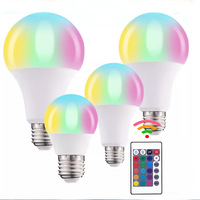 Ampoule Led E27 RGB avec haut-parleur sans fil et télécommande lampe de lecture de musique intelligente ampoule de haut-parleur