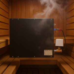 Calentador de sauna Vevor de 9 Kw para montaje en pared, generador de vapor eléctrico negro, equipo térmico para spa en casa - Product Image 2