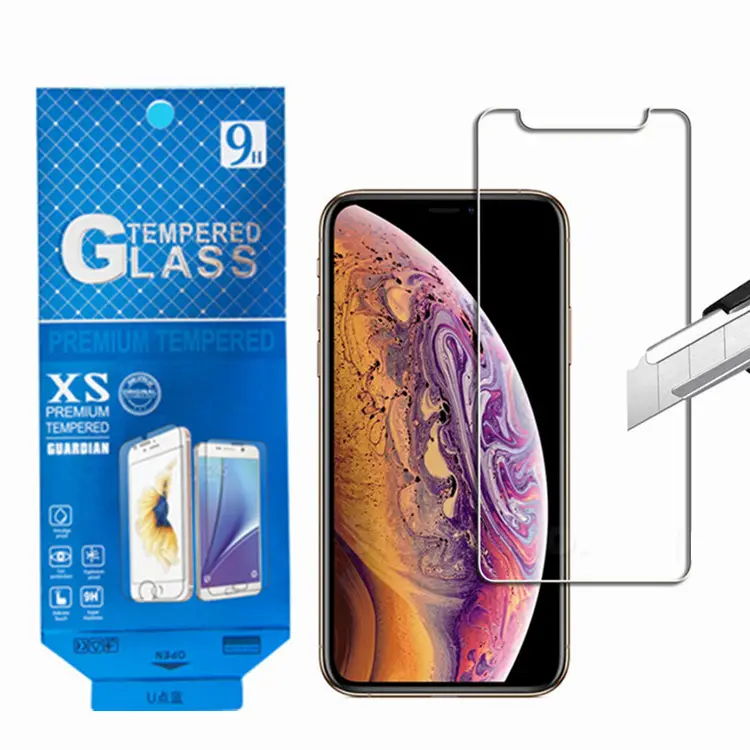 강화 유리 아이폰 X XS 맥스 XR 4 4s 5 5s SE 5c 스크린 보호 필름 아이폰 6 6s 7 8 플러스 X 12 11 유리 보호기