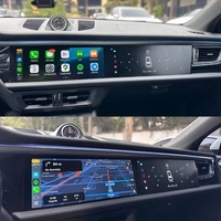 Radio de navigation GPS stéréo Android 15 pour Macan 2014-2016, Carplay, double écran 12,3+12,3 pouces, tableau de bord multimédia, 1 an