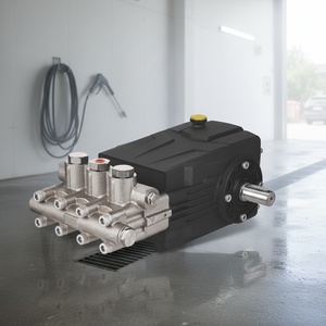 Pompe à piston triplex industrielle à haute pression PTN KT en fonte plaquée nickel 12-22L/M 350-600bar pour jet d'eau - Product Image 6