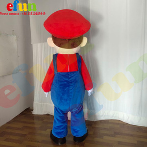 Efun-Costume de mascotte de personnage de dessin animé personnalisé, 1 quantité minimale de commande, costume de mascotte de <span class=keywords><strong>Mario</strong></span> <span class=keywords><strong>Luigi</strong></span> pour événement de vacances - Product Image 3