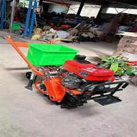 Cultivador de Cadena de Rodillos Traseros, Tractor de Mano Agrícola, Manual, para Jardín, Motor de 7 y 8 Caballos de Fuerza Incluido, 80