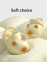Sabots en EVA pour femmes, motif patte de chat mignon, avec soutien de la voûte plantaire, style Birkenstock, à enfiler, sandales de plage légères, chaussures de jardin décontractées, automne été