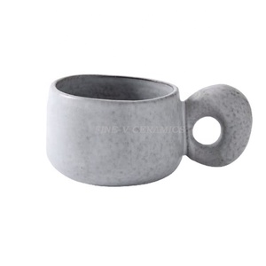 Tasse à café en céramique japonaise avec grandes oreilles <span class=keywords><strong>Bol</strong></span> à double oreille <span class=keywords><strong>Bol</strong></span> à salade avec poignée unique <span class=keywords><strong>Bol</strong></span> à riz - Product Image 1