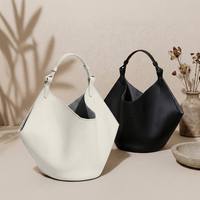 Sacs personnalisés avec logo, sac à main en cuir véritable, sac bandoulière pour femme, sac seau à poignée supérieure pour le quotidien, marque privée
