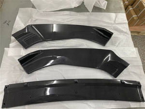 Alerón de estilo de techo con aspecto de fibra de carbono negro brillante para coche XLstyling para Golf <span class=keywords><strong>MK6</strong></span> 7 7,5 8 <span class=keywords><strong>GTI</strong></span> R <span class=keywords><strong>POLO</strong></span> - Product Image 6