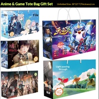 Juego Completo de Bolsas de Regalo con Temática de Anime, Insignias, Marcapáginas, Adornos Colgantes, Accesorios Festivos para Juegos, Bodas, Cumpleaños, Navidad