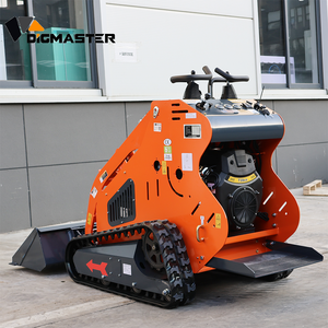Pengiriman Gratis EPA Rato Compact Tracked Crawler Loader Walk Orange Mini Skid Steer Loader Stand Skid Pompa Motor Bertenaga Bensin - Product Image 5