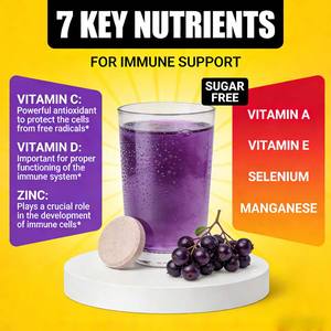 ยา<span class=keywords><strong>เม็ด</strong></span><span class=keywords><strong>ฟู่</strong></span>วิตามิน<span class=keywords><strong>ซี</strong></span>สารสกัดจากเอลเดอร์เบอร์รี่จากโรงงานผลิตขนาดใหญ่ ช่วยเสริมสร้างสุขภาพภูมิคุ้มกัน เพิ่มพลังงาน และเสริมภูมิคุ้มกัน - Product Image 5