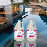 Résine Époxy Gallon pour Art, Artisanat et Boiseries – Kit d'Art Sans Bulles, Non Toxique, Résistante aux UV, pour Moulage