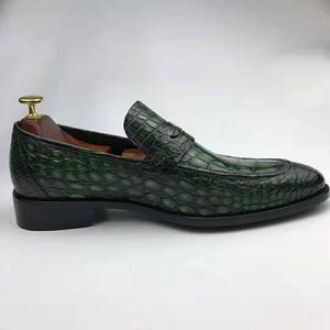 Mocasines de piel de cocodrilo personalizados, <span class=keywords><strong>zapatos</strong></span> para hombre Goodyear WELT, <span class=keywords><strong>zapatos</strong></span> formales para hombre, <span class=keywords><strong>zapatos</strong></span> casuales de cuero de cocodrilo, <span class=keywords><strong>zapatos</strong></span> de boda de lujo para hombre - Product Image 3