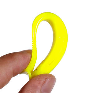 Leurre de pêche souple 9CM/4.1g 11CM/8.3G 3D Eye Silica Gel Bait T Tail Appâts de pêche artificiels Rock <span class=keywords><strong>Golden</strong></span> Ocean Beach 6 PCS/sac - Product Image 4