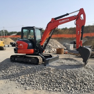 Kubota เครื่องขุดดินใช้ U55-4 5.5Ton ญี่ปุ่น Kubota รถขุดตีนตะขาบไฮดรอลิกมือสองเครื่องขุดดิน Kubota U55 Kx163 Kx155 - Product Image 2
