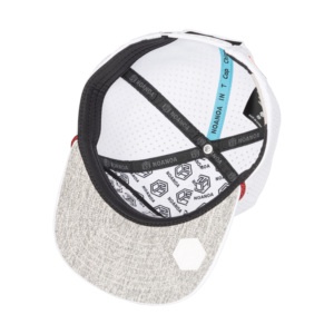 NOANOA Fábrica de tela de poliéster impermeable personalizada cuerda perforada bolsillo oculto gorra Snapback - Product Image 6