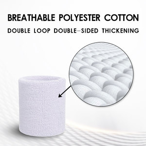 Aolikes Usine Prix 8CM Attelle De Poignet Multicolore À Tricoter Coton Serviette Poignet Soutien Sueur Bandes Élastique Offre Spéciale <span class=keywords><strong>Sport</strong></span> - Product Image 3