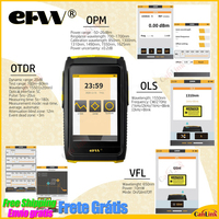 Mini OTDR OFW, Probador de Fibra Óptica Activa en Vivo, 1550nm 20dB, Reflectómetro de Fibra Óptica con Pantalla Táctil, OPM, VFL, OLS, Probador PM FTTH TCP