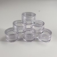 5 g 5 ml Wadah Kosmetik Plastik PS, Wadah Makeup Kecil dari Plastik