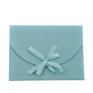 Custom Elegant Packaging Foldable Boxes Packaging Envelope Silk Scarf Paper Art Paper for High End Scarves