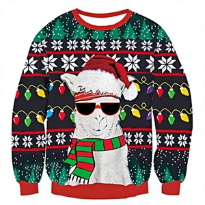Cardigan tricoté chaud pour homme, 100 % polyester, avec fermeture éclair intégrale, anti-plis, motif 3D, 400g, nouveau modèle hiver, personnalisable avec logo OEM - Product Image 2