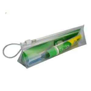 PVC Plastic Toothbrush Bag