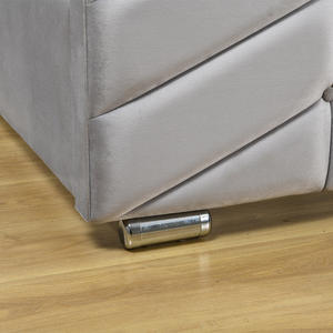 Vida Ontwerpt Lisbon 3ft Eenpersoonsbedframe Van Imitatieleer Poef Hoofdeinde Laag Voeteneind Zwart Slaapkamermeubilair Ukfr Gecertificeerd - Product Image 5